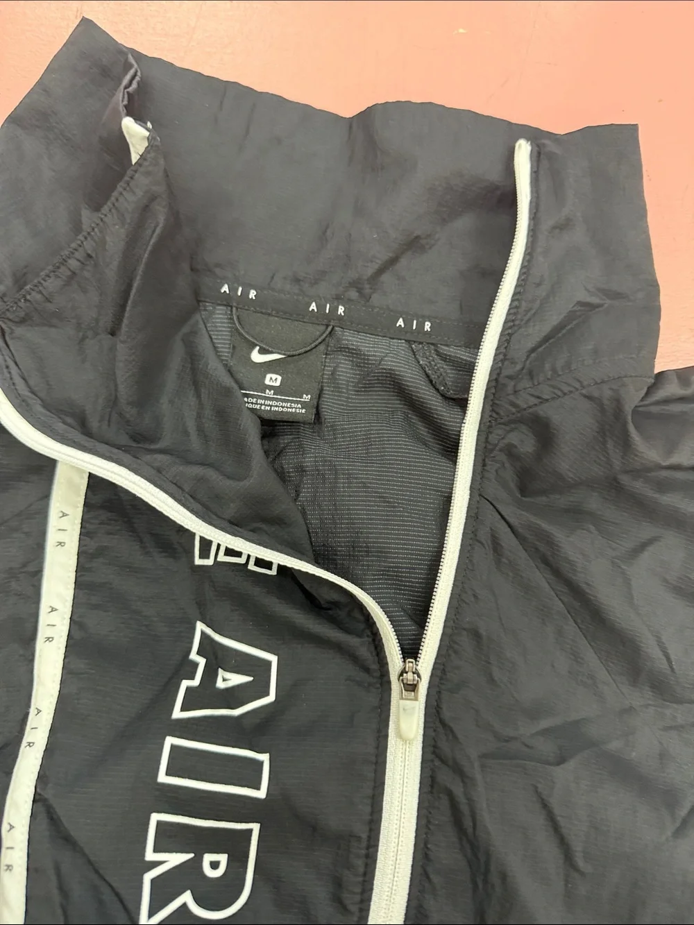 Nike Black & White Nike Air Bomber Track Jacket